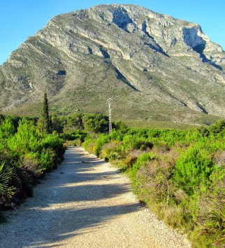 Berg Montgó Jávea Spanje